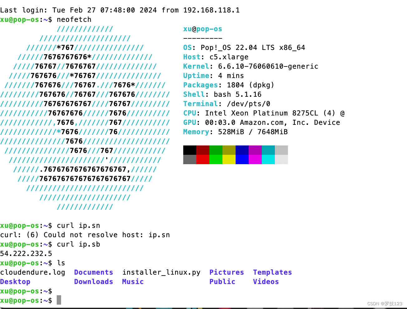 把 Pop!_OS 搬到 EC2:磁盘转换与远程桌面配图
